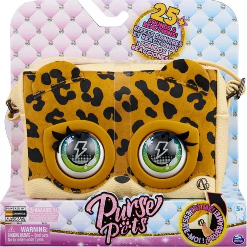NWT , Interactive Leoluxe Purse Pet with Over 25 Sounds and Reactions
